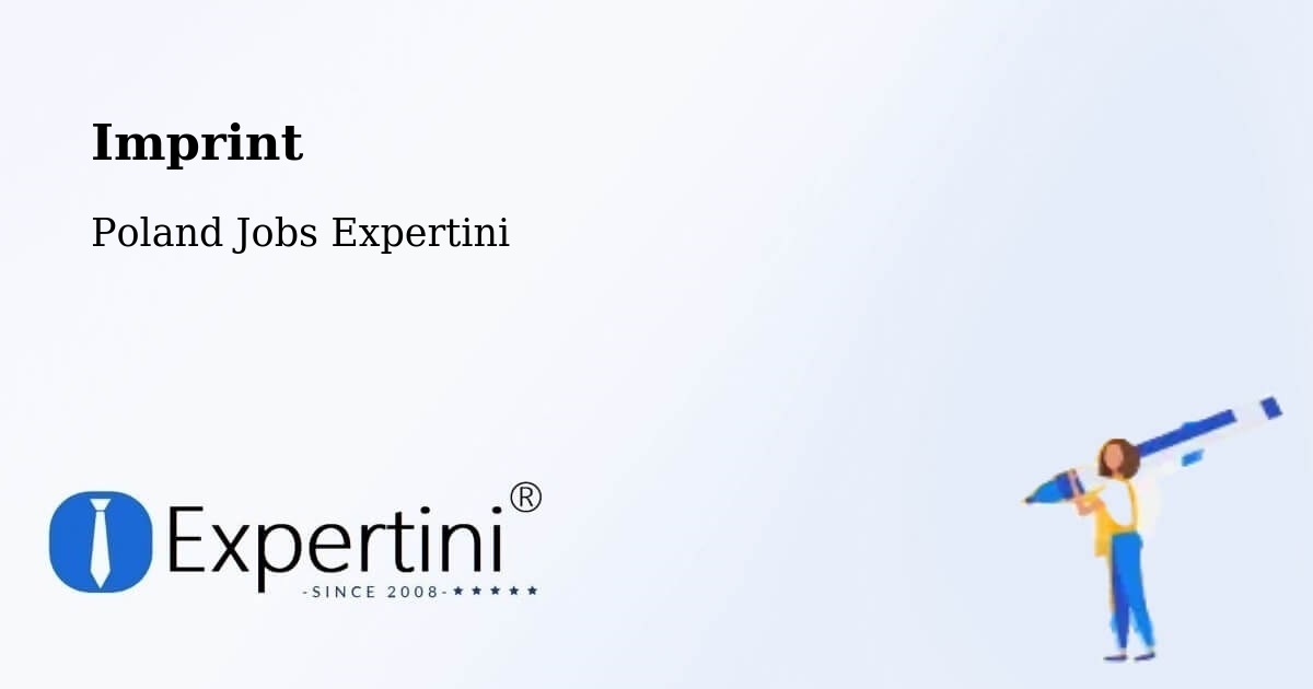 Imprint – Dźwierzuty - Poland Jobs Expertini